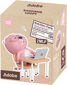 Adobe X 잔망루피 콜라보​ 한정판 피규어